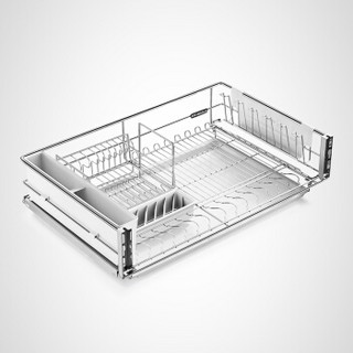 悍高(higold)303422-4e马丁系列304不锈钢橱柜拉篮抽屉式五金挂件厨房