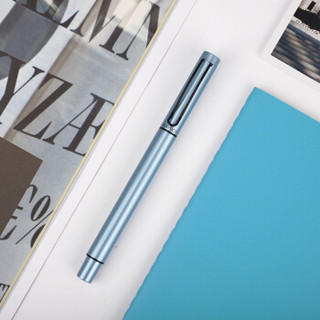 花花公子（PLAYBOY)点墨42系列钢笔 男女士学生用练字墨水笔 珠光蓝F4204-B