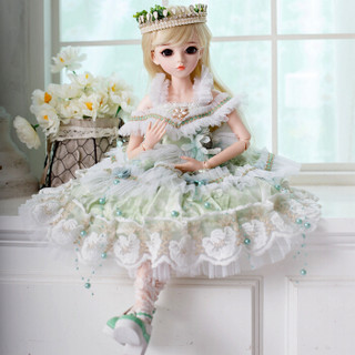 多丽丝凯蒂娃娃 SD/BJD娃娃关节芭比娃娃玩具套装 新娘婚纱公主60厘米改妆换装洋娃娃 塔西娅
