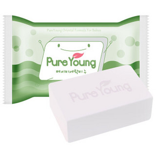 飘漾 (Pure Young) 婴幼儿洗衣皂 天然棕榈皂 肥皂 无香型200g