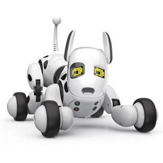 知识花园儿童玩具 宝宝益智玩具 男孩女孩可充电机器人机器狗   黑色
