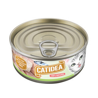 猫乐适猫罐头 泰国进口大块白肉罐 金枪鱼+6种浇头 宠物猫咪幼猫成猫零食湿猫粮  156g*24罐混合口味