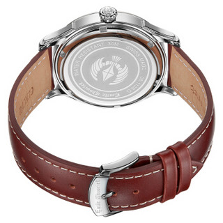 艾米龙（Emile Chouriet）手表传承系列 棕色牛皮带机械男表08.1128.G.6.2.28.2