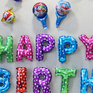 星心派对 超级飞侠宝宝生日卡通气球装饰套装 儿童100天周岁满月生日宴会生日派对布置气球套餐 送打气筒
