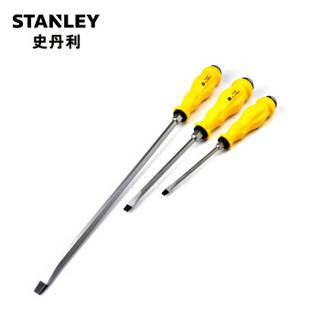 史丹利（Stanley）一字加力通体螺丝批 5mm 6mm 8mm 系列可砸螺丝刀  6x100mm 61-889-23