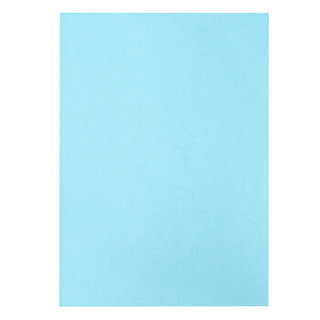 正彩（ZNCI）A4皮纹纸压纹纸云彩纸文件档案装订封皮封面纸办公用品230g100张/包 6503淡蓝色