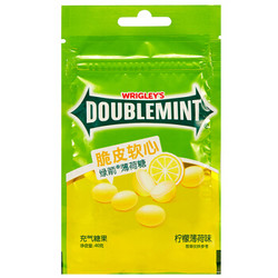 DOUBLEMINT 绿箭 脆皮软心薄荷糖 柠檬味 40g