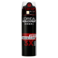 L'OREAL PARIS 巴黎欧莱雅 男士强塑定型三孔喷雾 200ml *2+欧莱雅男士去屑洗发水 50ml