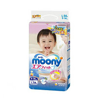 moony 尤妮佳 婴儿纸尿裤 L 54片 *4件