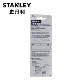 史丹利（Stanley）美工刀 QuickPoint美工刀刀片25mm(x10) 11-325T-11C