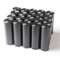 苏诺 平口垃圾袋 500只（50*45cm） 黑色