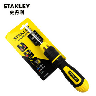 STANLEY 史丹利 11件套棘轮换头螺丝批 STHT68010-8-23