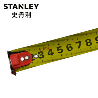 史丹利（Stanley）防滑磁性尺钩公制卷尺 7.5m 35-356-23（付款后5-10天发货）