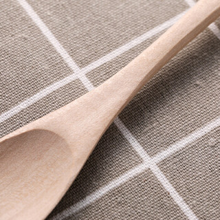 唐宗筷 栗木筷 儿童练习筷勺套装 木筷子勺子 15cm C6625