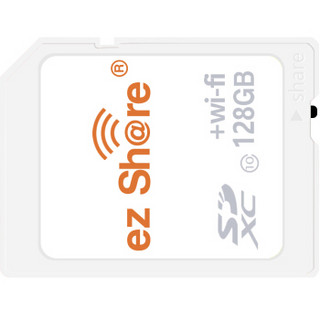 易享派（ez Share）128GB SD存储卡 C10 第四代WIFI卡 随时随地 多人共享
