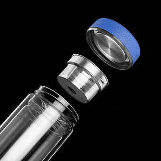 GEYA 格亚 JNC-A36C 高硼硅玻璃杯 360ml 深蓝色