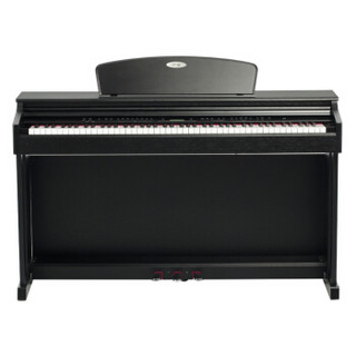 华星电钢琴88键重锤专业智能数码立式电子钢琴家用初学者电子琴钢琴H7黑色