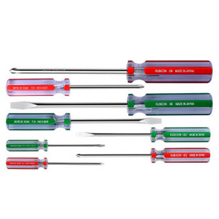 罗宾汉（RUBICON）#160 进口彩条螺丝刀起子套装起子组十字一字6支装