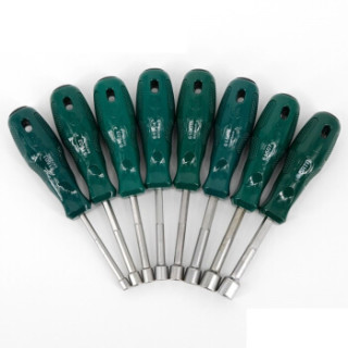 10*75mm螺帽螺丝刀外六角套筒螺丝批套筒起子头改锥61506带磁性 /个