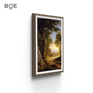 BOE画屏（京东方）32英寸高清画屏/数码相框/智能显示画框/单反/微单相机作品输出（黑胡桃木）