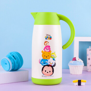 Disney 迪士尼 WD-3136 304不锈钢保温壶 1100ml 绿色