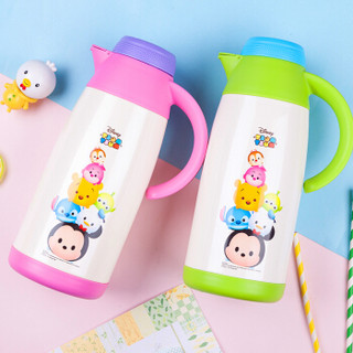 Disney 迪士尼 WD-3136 304不锈钢保温壶 1100ml 绿色