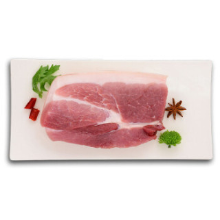 商品湘村黑猪 腿肉 400g/盒 供港猪肉 儿童放心吃 gap认证 黑猪肉 前