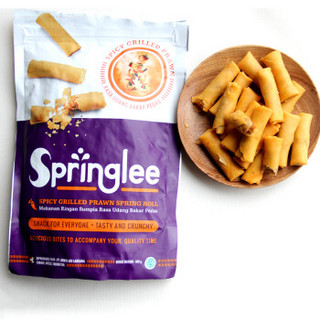 印尼进口 纷旎 （Springlee）香辣虾味虾卷100g袋装
