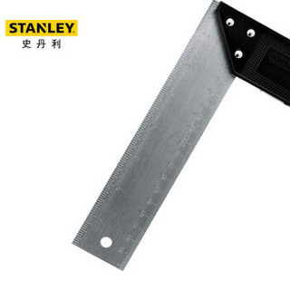 史丹利 STANLEY 塑柄不锈钢直角尺 46-500-23