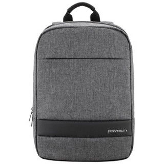 瑞动（SWISSMOBILITY）休闲商务笔记本双肩包电脑包15英寸 学生书包双肩背包 MT-5930 灰色