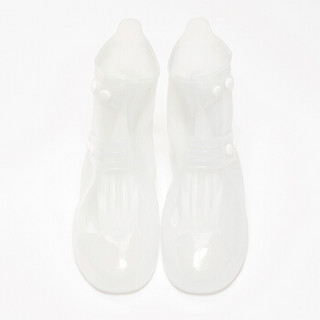 南极人（Nanjiren）雨鞋套男女通用雨天防水鞋套白色(44-45)32CM     19A039