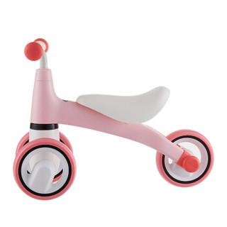 乐贝儿童滑行车婴儿学步车小孩溜溜车1-3岁儿童平衡车助步车可坐  粉色