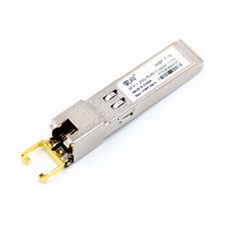 雾海(WIWAV) WSF-T-N SFP纯千兆RJ45工业级超宽温光口转电口模块  1.25G/RJ45/UTP-5/100米/-40℃-85℃