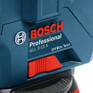 博世（Bosch）水平仪红外线激光标线仪投线仪3线 GLL3-15X