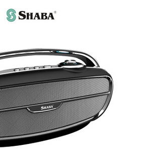 沙巴（SHABA）VS-50 蓝牙音箱 蓝牙4.2 便携式音响 TF卡/U盘播放 免提通话 低音炮 黑色