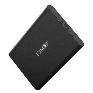 科硕（KESU）E201-80S 80G 移动硬盘USB3.0接口 2.5英寸 经典黑