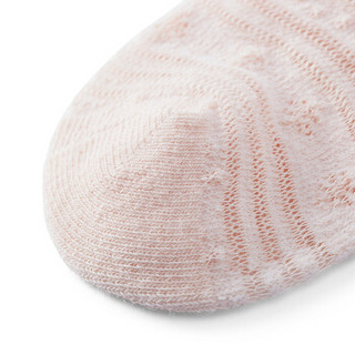 全棉时代 幼儿雪花袜 15cm（建议3-4岁）丁香紫+浅粉+白 3双装