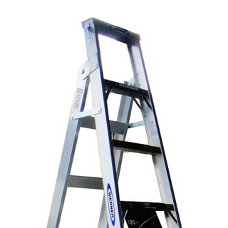 稳耐 家用梯 多功能铝合金梯子加厚折叠人字梯工业梯楼梯双侧两用八步梯2.5米DP368CN美国进口品牌