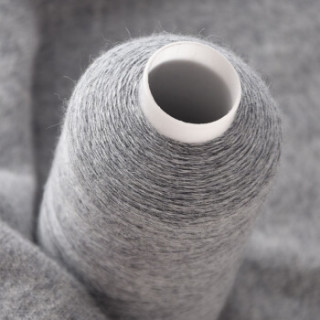 羊绒线 26/2中粗线 手编机织均可 婴儿宝宝毛线 围巾线m02 中灰色