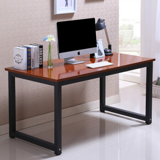 ZHONGWEI 中伟 电脑桌台式简易书桌现代简约钢木办公桌160