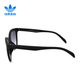 阿迪达斯 adidas 三叶草 男女款时尚街拍太阳镜 运动潮流墨镜 AOR006眼镜 009-009 黑色镜架粉白色反光镜面