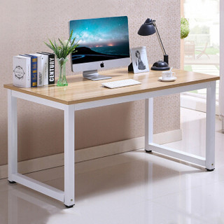 ZHONGWEI 中伟 钢木电脑桌台式简易书桌现代简约办公桌140
