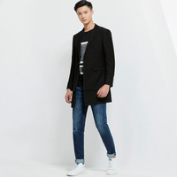 SEVEN 柒牌 西服男士中青年时尚休闲中长款单西外套 113C18110