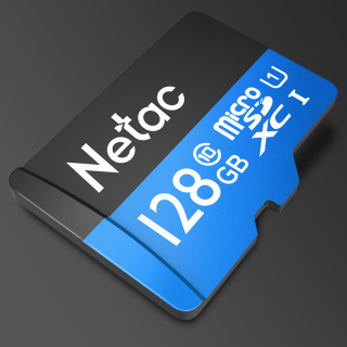 Netac 朗科 P500 microSD存储卡 128GB 海之蓝（UHS-I、U1）