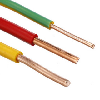 金山（JINSHAN)国标单芯塑铜线 硬线 电线 电缆 BV2.5平方 红100M/盘