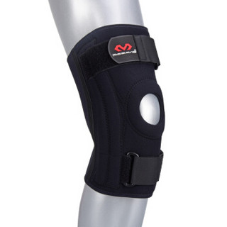 Mcdavid迈克达威护膝 男女膝关节韧带半月板损伤支撑护具篮球排球登山 421R 黑色 XXL