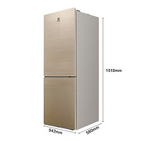 Electrolux/伊莱克斯 EBM1901GA小冰箱小型宿舍用家用双门电冰箱