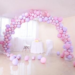 佳茉 气球拱门马卡龙气球拱门结婚婚礼婚房布置周岁百天生日派对六一儿童节拱门装饰