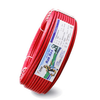 远东电缆（FAR EAST CABLE）电线电缆 BVR16平方国标家装进户铜芯电线单芯多股软线 100米 红色火线