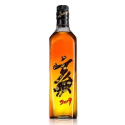 尊尼获加(Johnnie Walker)洋酒 黑方 黑牌威士忌 尚雯婕明星定制限量瓶 700ml *3件